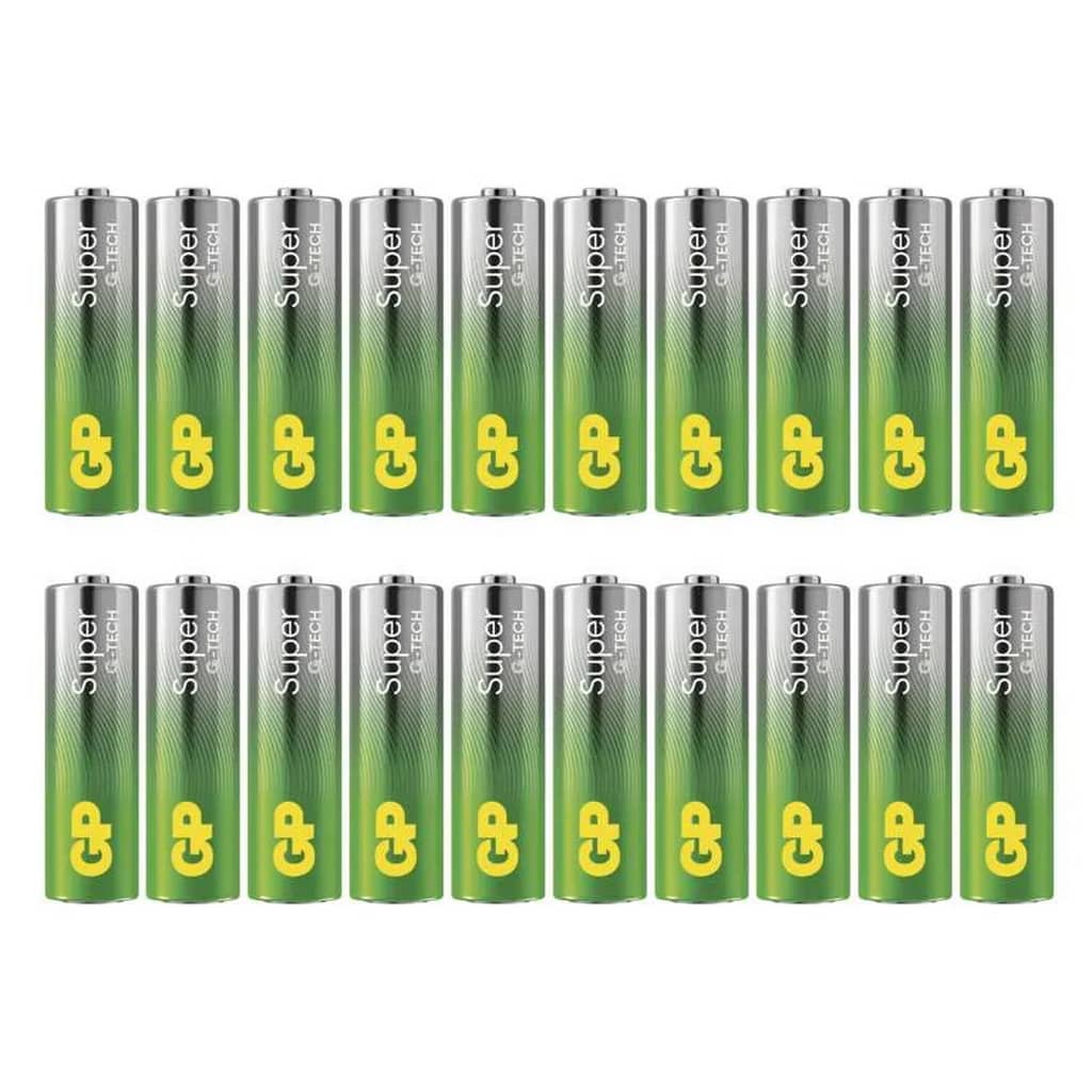Batérie GP Super Alkaline AA LR6 20 ks - 4